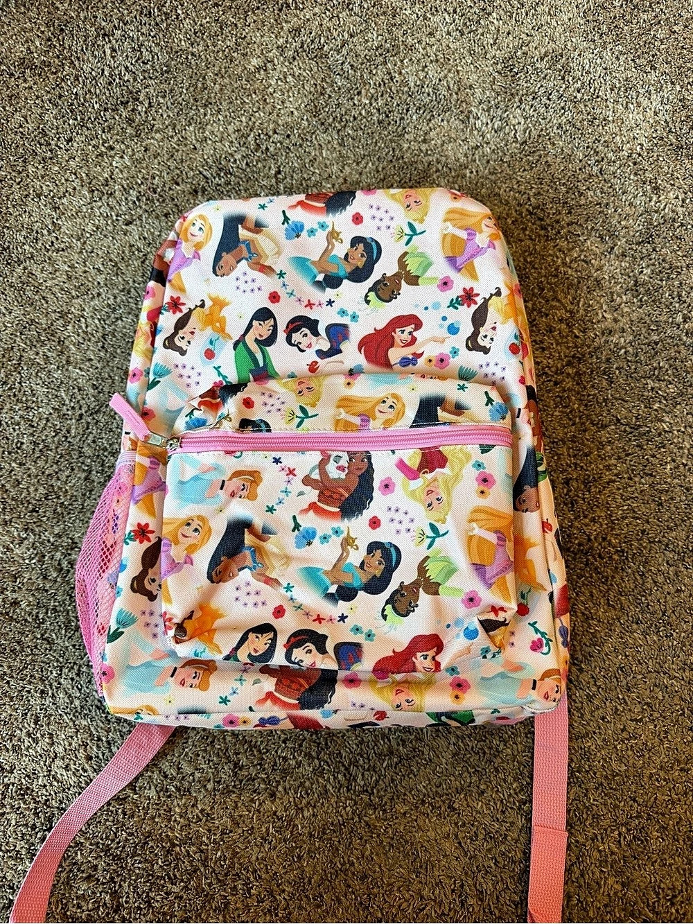 Kids Pink & Multicolor Character Backpack NWT